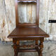 Ancienne chaise lorraine bébé enfant bois brut vintage