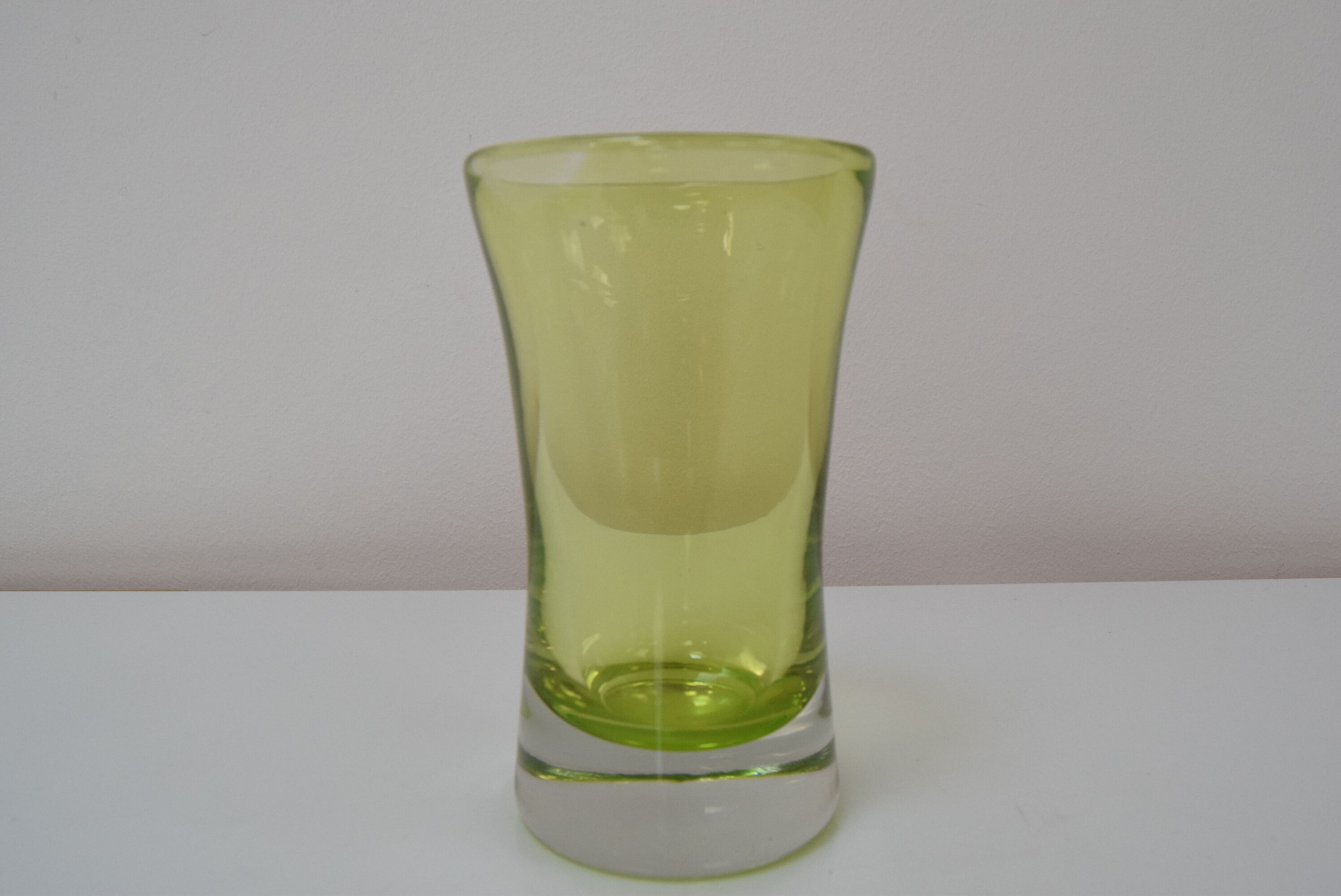 Mid-century art glass vase, Czechoslovakia,1960's.