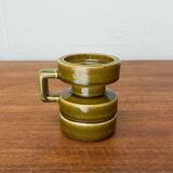 Mid-century West German pottery candlestick WGP by Cari Zalloni for Steuler, 1960s.