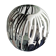 Spherical vase in glass and glass paste, circa 1970