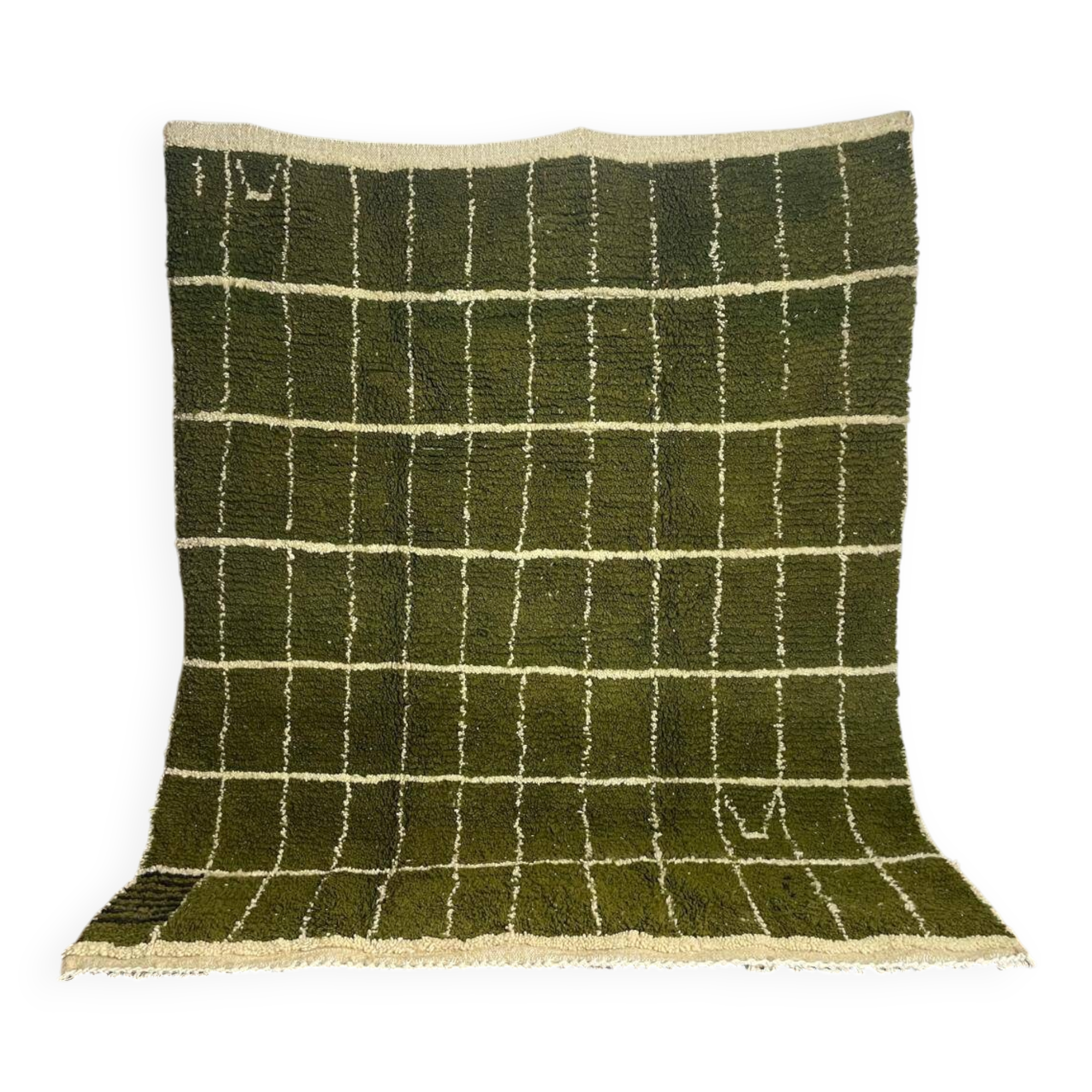 Natural handmade Berber rug 3x2 m