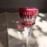 6 verres Baccarat Modèle Piccadilly en cristal doublé de couleurs