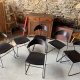 6 Baleri chairs, model Juliette - 1987 - Italy