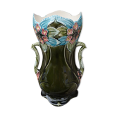 Vase Art nouveau en barbotine De Bruyn Fives Lille
