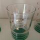 Série de 6 verres vintage