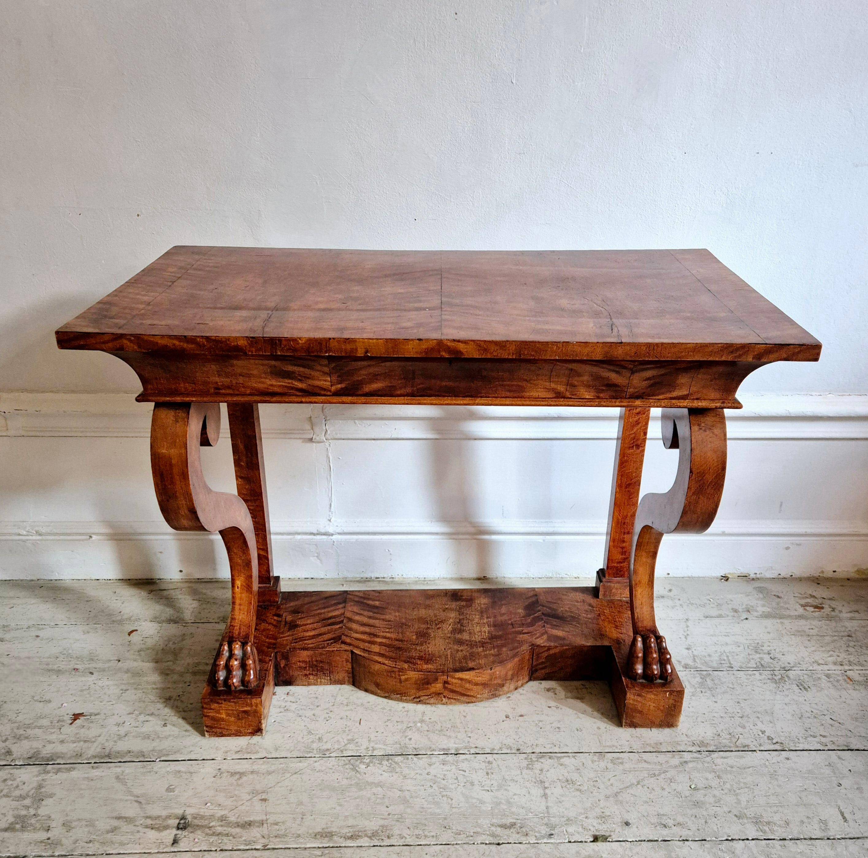 Exceptional Empire console / Karl Johan, Sweden, early 1800s