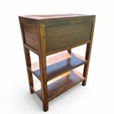 Solid wood bedside table