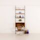 Italian vintage floor to celling wall unit with a bureau or a bar cabinet