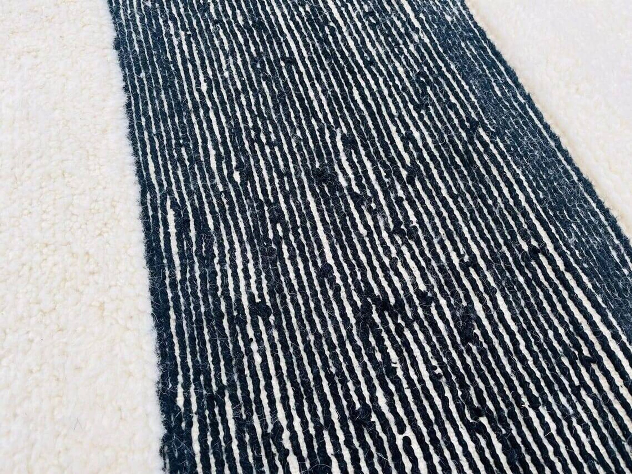Tapis berbere en laine naturelle