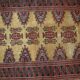 Tapis Vintage Bukhara Ouzbek en Laine, Années 1960, Authentique et Élégant