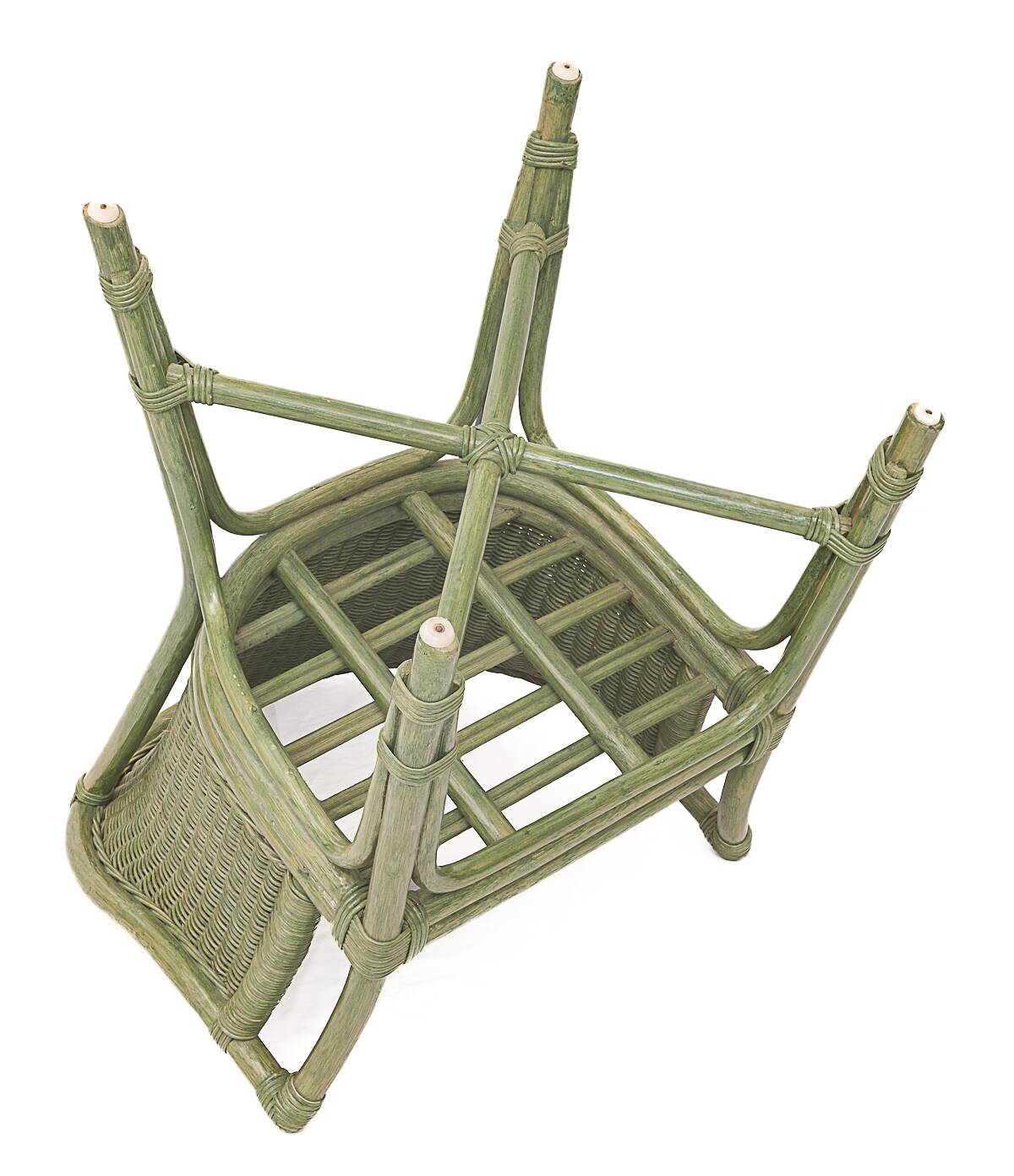 Rattan lounge by Maugrion, 1980