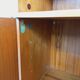 Louis Paolozzi modernist teak bookcase and secretary storage unit
