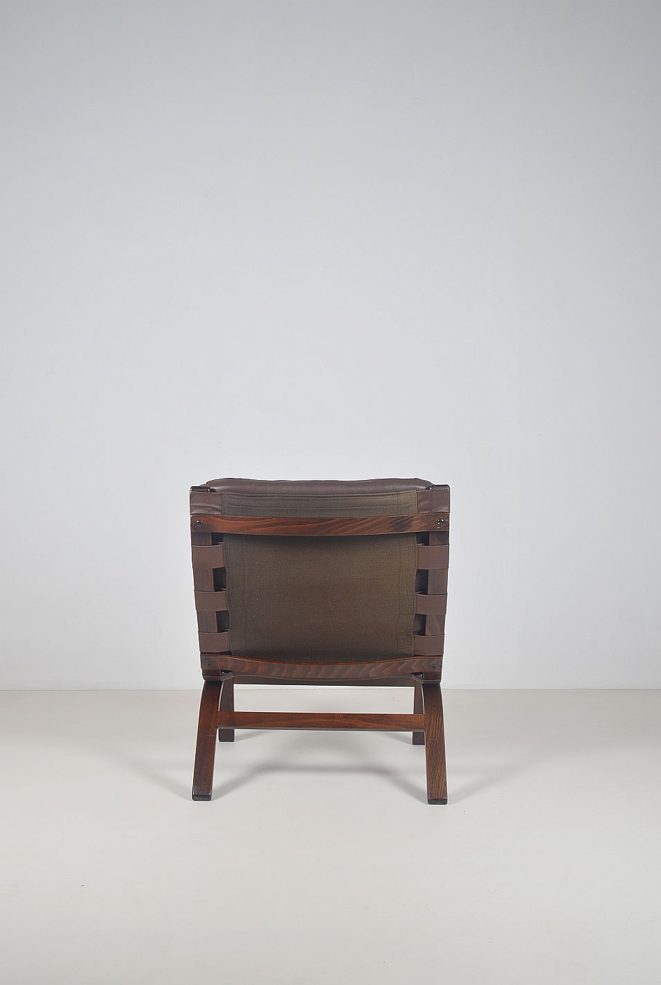 Danish leather lounge chair 'Miljø' by Farstrup Møbler, 1970s