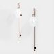 Pair of large patinated metal wall sconces by Mattia Bonetti 2009
