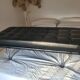 Barcelona black full grain bench