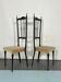 Italian Vintage set of two side Chiavari chairs from 50s