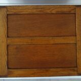 Vintage 2-drawer oak filing cabinet