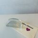 Glass letter holder