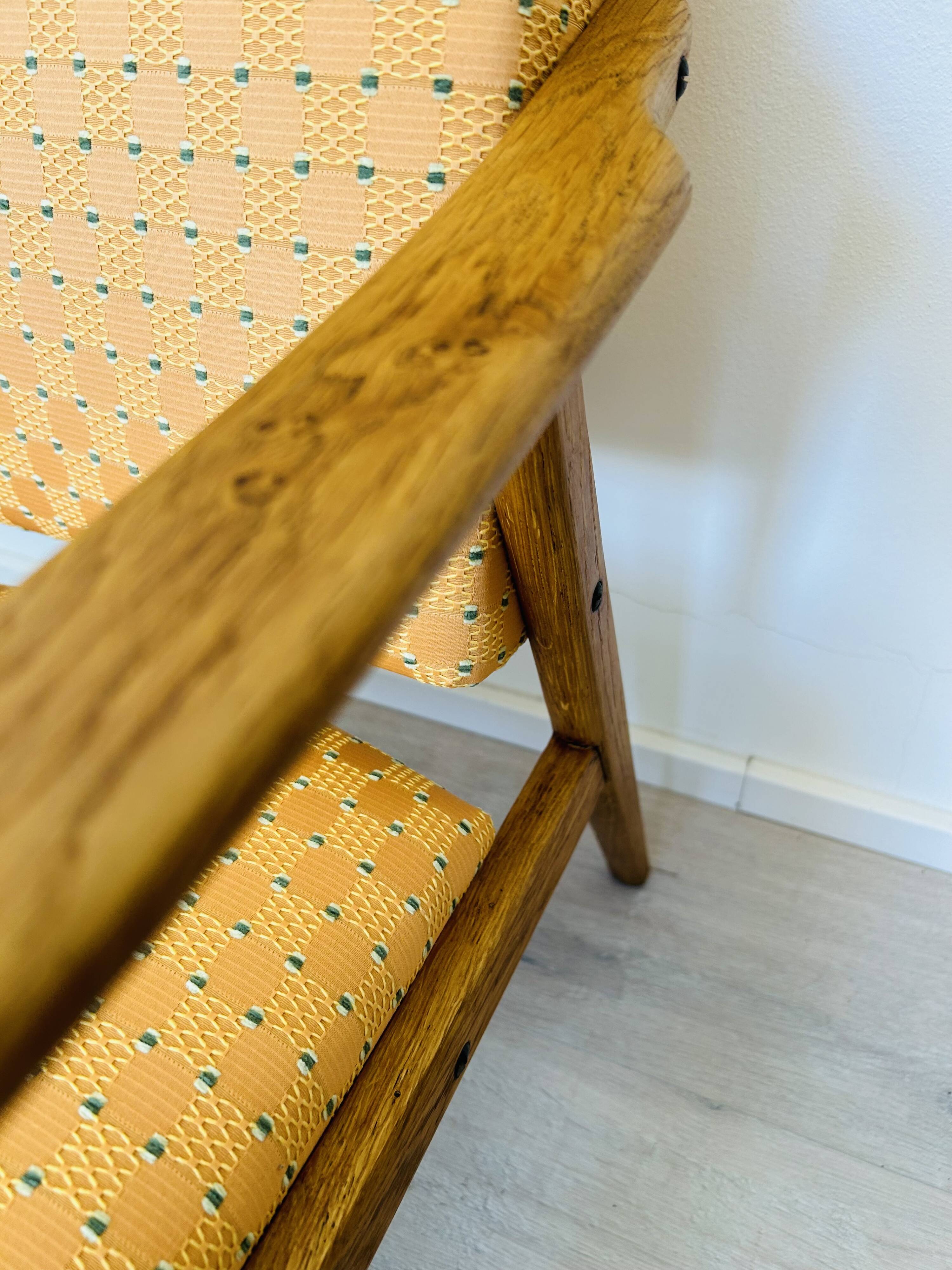 Fully Restored Vintage Armchair from Czechoslovakia 1960’s