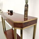 Jean-Claude Mahey lacquered console table