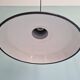 Set of 3 industrial pendant lights in anthracite enameled sheet metal