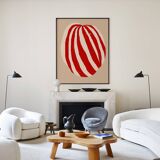 Abstract stripes giclee print, 50x70cm