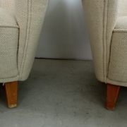 Pair scandinavian armchairs