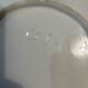 Vintage Signed GV Ceramic Barbotine Cabbage Leaf