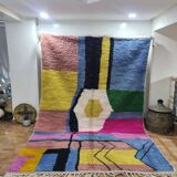 Handmade wool Berber rug 300 x 200 cm