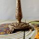 Pair of brass lamp bases - mid-century.
