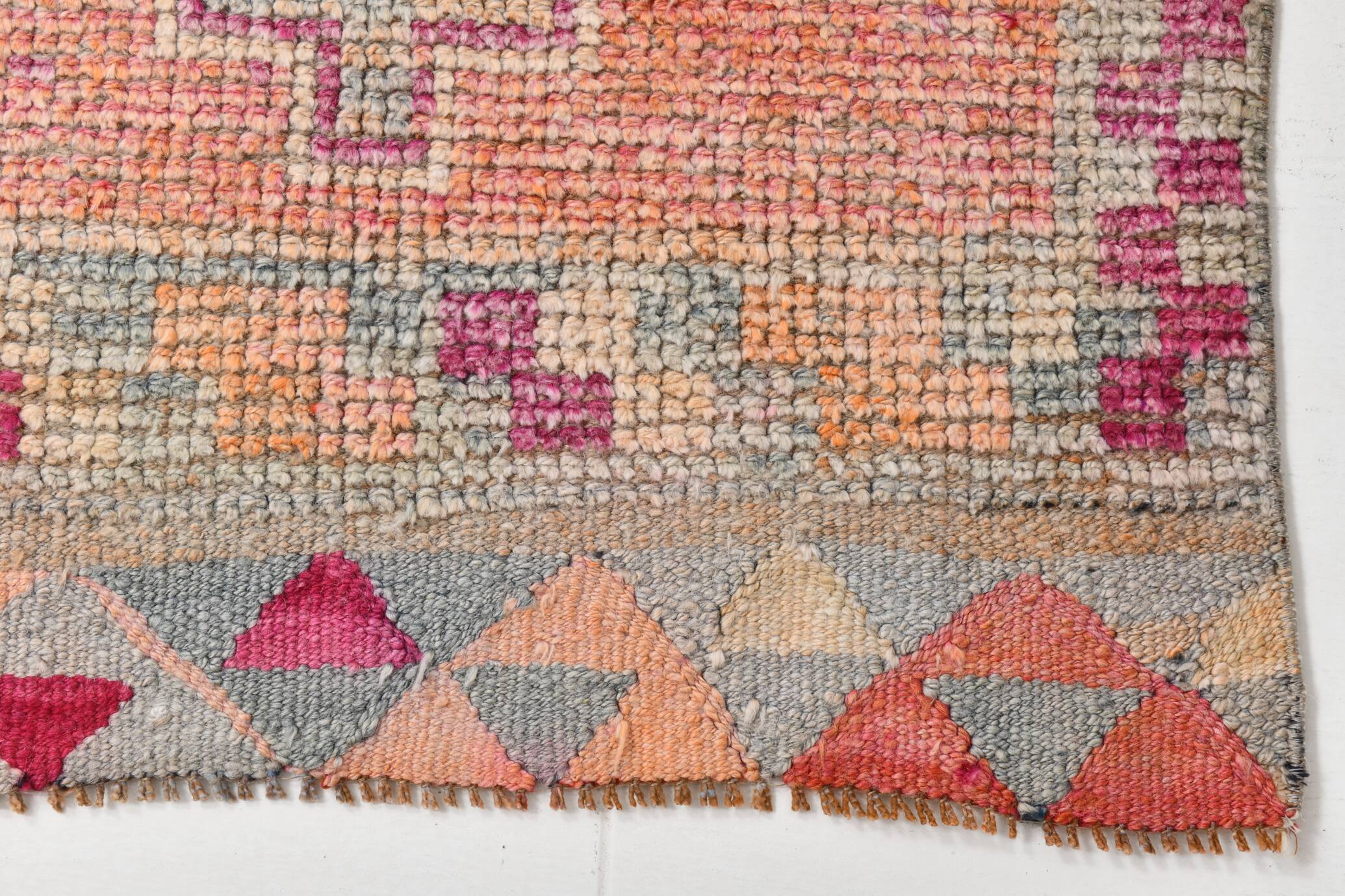 3x10 Colorful Modern Turkish Runner Rug, 86x305Cm