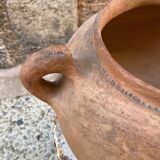 Terracotta pot vase