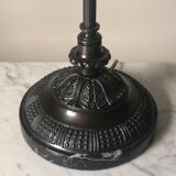 Bronze and marble pineapple lamp