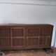 Fir craft furniture with 4 sliding doors