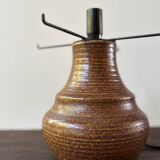 1960s lamp base, vintage Accolay pottery