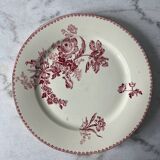 Set of five flat Fontanges plates.