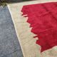 Moroccan Berber rug 300 × 200 cm – ecru, red and brown, graphic pattern