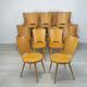 Chaises bistrot brasserie Baumann modèle Dove vintage années 50