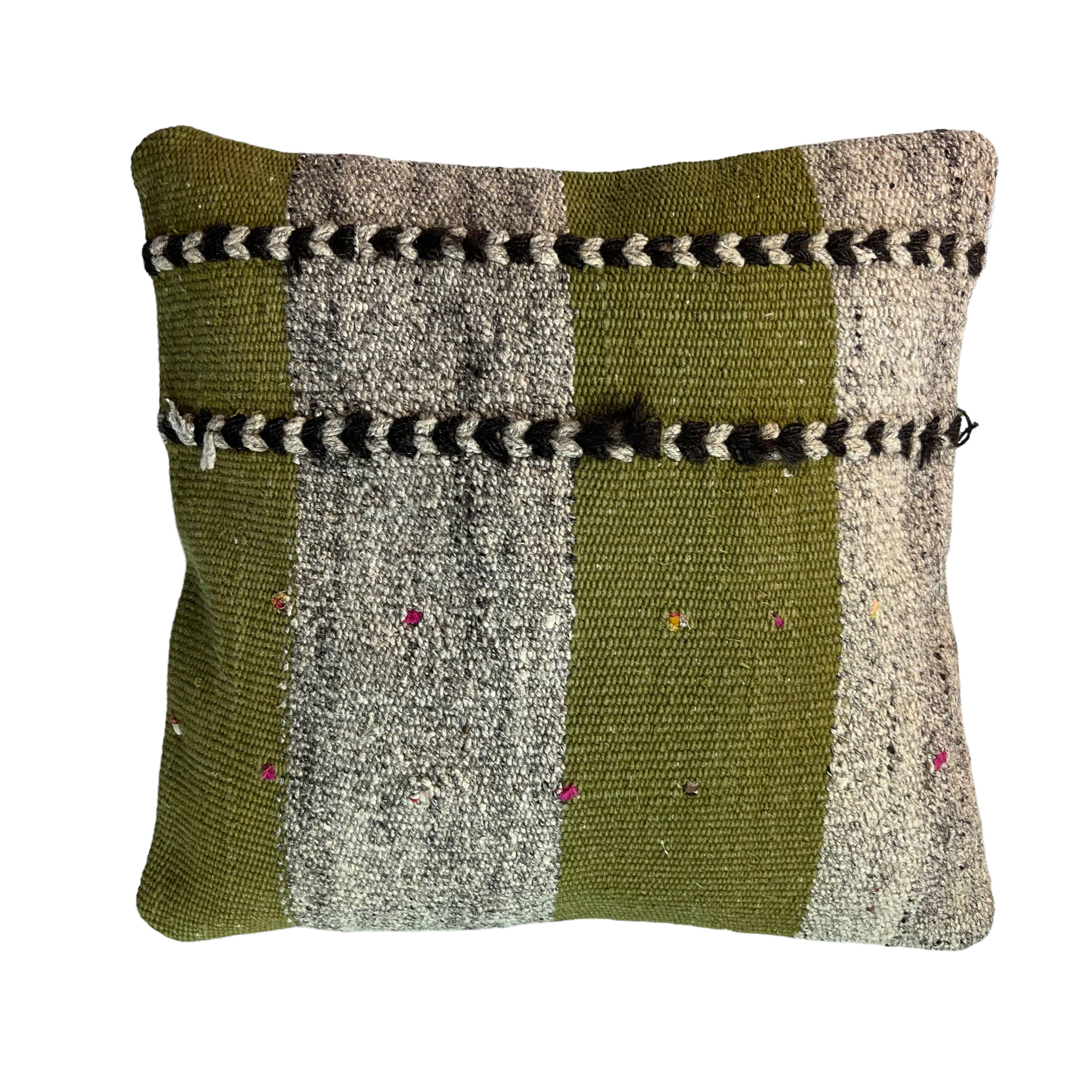 Vintage turkish kilim cushion cover 40 x 40 cm