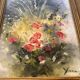 Tableau bouquet de fleurs huile sur toile signée