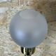 2x 60s 70s lamp light wall lamp glass & brass space age design
