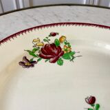 round dish Villeroy & Boch La Louvière Belgian manufacture in Iron Earth early twentieth century