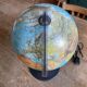 World Map Scan Globe 1970s