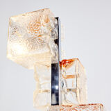 Glass cube floor lamp by Toni Zuccheri for Veart