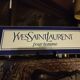 Vintage Yves Saint Laurent sign from the 80s
