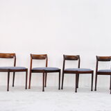 Mid Century Modern Dining Chairs, Set of 4, 1960's