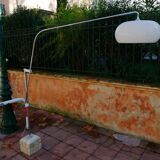 Lampadaire italien style "arc" a bras déporté