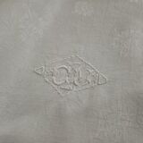Set of 10 monogram embroidered towels CM and tablecloth