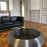 Large Roche Bobois designer wire coffee table