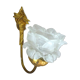 Ancient art nouveau tulip sconce